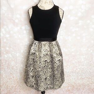 Donna Ricco Black & Gold Party Dress Size XS